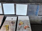 Afgebikte vintage tegels uit jaren 30 huis, Doe-het-zelf en Verbouw, Tegels, Ophalen, Gebruikt, Wandtegels, Keramiek