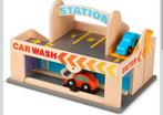 Autogarage hout met wasstraat Melissa & Doug, Ophalen of Verzenden, Gebruikt