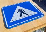 verkeersbord voetganger, Ophalen of Verzenden, Zo goed als nieuw, Reclamebord