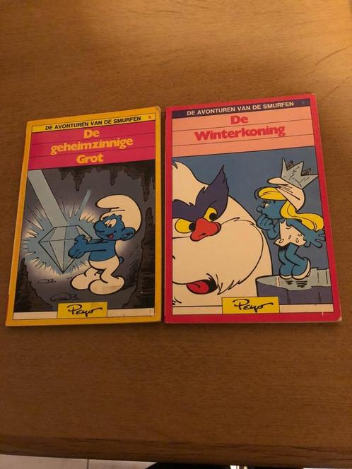 2 vintage boekjes *De Avonturen van de smurfen nr 4 - 5 * -, Boeken, Kinderboeken | Jeugd | onder 10 jaar, Gelezen, Fictie algemeen