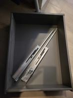 Komplement lade - antraciet, Ophalen, 50 tot 100 cm, Zo goed als nieuw, Minder dan 100 cm