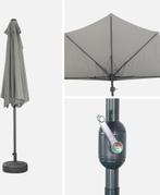 Balkon parasol met betonvoet, Ophalen, Gebruikt, 1 tot 2 meter, Stokparasol