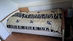 TE KOOP: eenpersoonsbed met matras en lattenbodem, Huis en Inrichting, Ophalen, Gebruikt, 90 cm, Eenpersoons