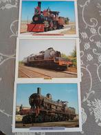 3 platen van treinen uit 1855. 1903 en 1910, Verzamelen, Ophalen of Verzenden, Zo goed als nieuw, Trein, Kaart of Prent