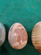 sierstenen eieren natuursteen 3 stuks, Ophalen of Verzenden