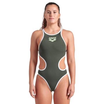 Nieuw Arena W One Biglogo One Piece badpak Dark Sage White beschikbaar voor biedingen