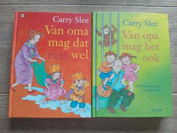 2x Carry Slee: Van oma mag dat wel & van opa mag het ook  beschikbaar voor biedingen