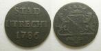 7] Utrecht Stad Duit 1786, Postzegels en Munten, Munten | Nederland, Ophalen of Verzenden, Vóór koninkrijk, 1 cent, Losse munt