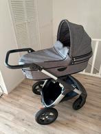 Stokke Trailz Antraciet kinderwagen 3 in 1, Kinderen en Baby's, Kinderwagens en Combinaties, Gebruikt, Verstelbare duwstang, Combiwagen