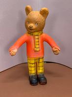 Bruintje Beer, Rupert Bear plastic vintage jaren 60, Verzamelen, Ophalen of Verzenden, Overige figuren, Gebruikt, Beeldje of Figuurtje
