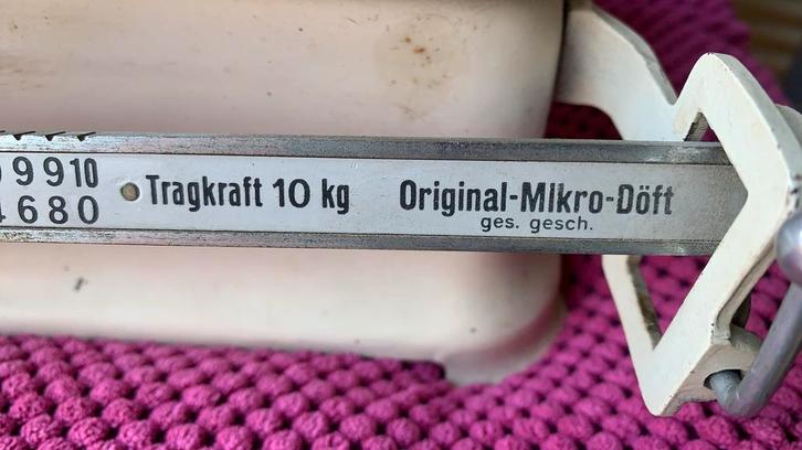 Vintage Mikro-Döft Weegschaal, Antiek en Kunst, Antiek | Keukenbenodigdheden, Ophalen of Verzenden