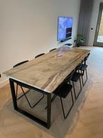 Eettafel van Aqua Marina Crystal Kwartsiet Natuursteen, Huis en Inrichting, Tafels | Eettafels, 200 cm of meer, 50 tot 100 cm