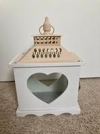 lantaarn wit hartjes uitsparing, Ophalen of Verzenden, Gebruikt