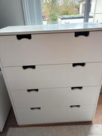 Ladenkast (Zweeds design), 100 tot 150 cm, Zo goed als nieuw, 3 of 4 laden, 25 tot 50 cm