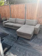 4-zitsbank met chaise longue, Tibbleby beige/grijs, Ophalen, Gebruikt, Minder dan 75 cm, Hoekbank