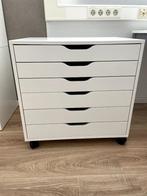 Ikea ladeblok op wielen, kantoor, hobby etc. kleur wit, 50 tot 100 cm, 5 laden of meer, Overige materialen, Minder dan 100 cm
