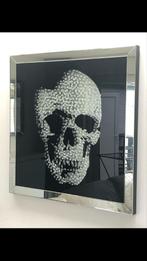 Eric Kuster Skull Spiegellijst / Glasschilderij, Zo goed als nieuw, 100 tot 125 cm, Ophalen, 75 cm of meer