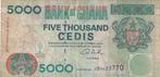 Ghana 5000 cedis 22-10-2001 #, Postzegels en Munten, Bankbiljetten | Afrika, Los biljet, Overige landen, Verzenden