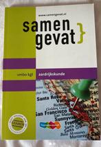 Samengevat Aardrijkskunde VMBO KGT, Boeken, Schoolboeken, Ophalen of Verzenden, Gelezen, VMBO, Aardrijkskunde