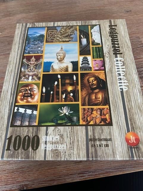 Legpuzzel boedha jt collectie 1000 stukjes, Ophalen of Verzenden, 500 t/m 1500 stukjes, Zo goed als nieuw, Legpuzzel