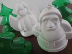 Leuke vintage / retro plastic, kunststof kerstfiguren, Diversen, Kerst, Ophalen, Zo goed als nieuw
