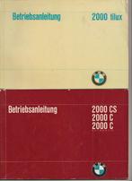 BMW 2000/2000 CS  Ersatzteil/Betriebs Anleitung 2000/2000CS, Ophalen of Verzenden