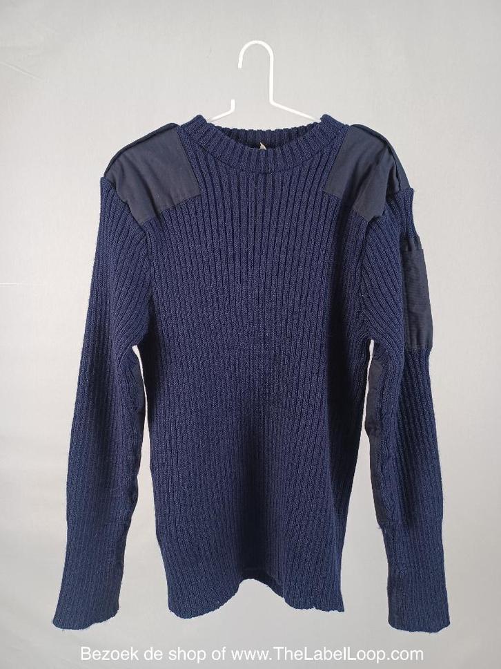 Schipperstrui / Leger Militaire trui, Kleding | Heren, Truien en Vesten, Zo goed als nieuw, Maat 52/54 (L), Blauw, Verzenden