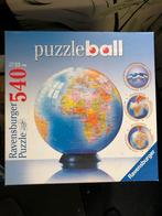 Ravensburger Puzzelbal Wereld - 540 stukjes, Ophalen of Verzenden, 500 t/m 1500 stukjes, Zo goed als nieuw, Rubik's of 3D-puzzel