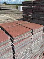 Stoeptegels 30x30 rood, Tuin en Terras, Tegels en Klinkers, Ophalen, Gebruikt, 10 m² of meer, Beton