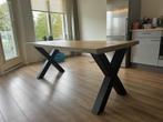 Eettafel 190 x 90, Ophalen, Gebruikt, 50 tot 100 cm, 150 tot 200 cm