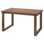 Ikea MÖRBYLÅNGA tafel eikenfineer bruin 140x85 cm, 100 tot 150 cm, Eikenhout, Zo goed als nieuw, Modern