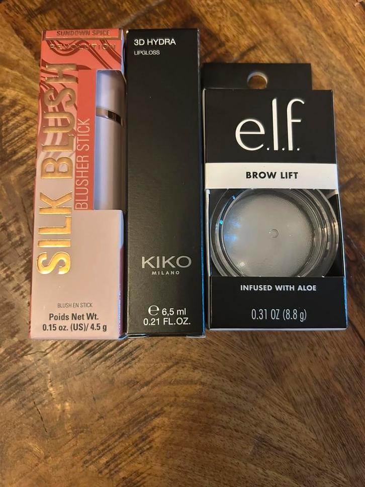 Setje revolution, elf en kiko make up, Sieraden, Tassen en Uiterlijk, Uiterlijk | Cosmetica en Make-up, Nieuw, Gehele gezicht