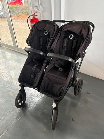 Bugaboo dubbele kinderwagen met zitje bak en 2 winterzak beschikbaar voor biedingen