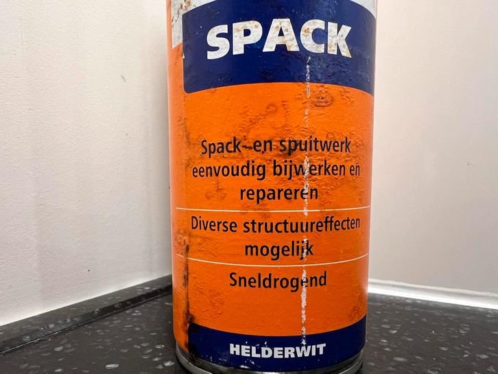 Alabastine Spack Spuitbus Helderwit. NIEUW, Doe-het-zelf en Verbouw, Verf, Beits en Lak, Gebruikt, Verf, Minder dan 5 liter, Wit