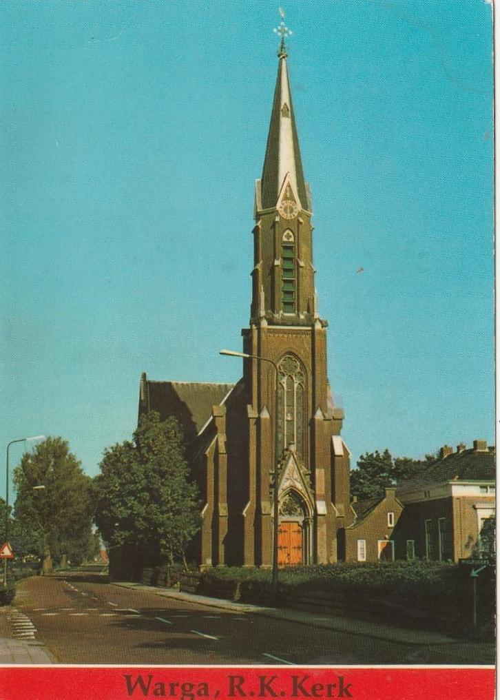 WARGA R.K. Kerk, Verzamelen, Ansichtkaarten | Nederland, Ongelopen, Friesland, 1980 tot heden, Verzenden