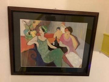 Litho, afbeelding dames beschikbaar voor biedingen