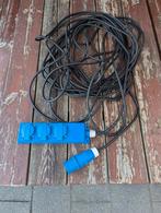 stekkerdoos camping stekker ip54 15 meterkabel, Ophalen of Verzenden, Zo goed als nieuw, Apparatuur