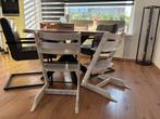 2 prachtige witte triptrap stokke stoelen uit 2021, Ophalen, Zo goed als nieuw, Meegroeistoel