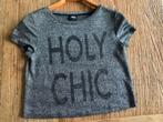 ***Amy & Ivy*** The Sting top glitter zwart / zilver maat S, Kleding | Dames, Tops, Nieuw, Ophalen of Verzenden, Amy & Ivy, Korte mouw