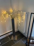 Vloerlamp -geborsteld RVS met vele kleine buigbare lichtpunt, Huis en Inrichting, Lampen | Vloerlampen, Ophalen, Gebruikt, 100 tot 150 cm