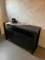 Z.g.a.n. Dressoir mangohout zwart, Ophalen, Zo goed als nieuw, Minder dan 50 cm