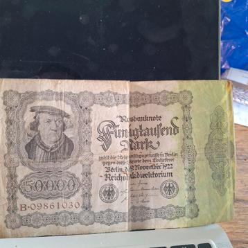 50000 Duitse Marken beschikbaar voor biedingen