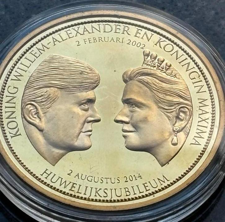 Willem-Alexander & Máxima Huwelijksmunt, Postzegels en Munten, Munten | Nederland, Losse munt, Overige waardes, Koningin Beatrix