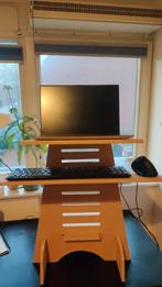 Houten Laptopstandaard Bureauverhoger, Ophalen, Zo goed als nieuw, Generic, In hoogte verstelbaar