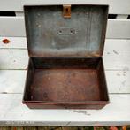 Vintage Broodtrommel met tekst, Ophalen of Verzenden