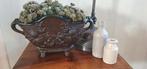 zware gietijzeren franse Jardinière  bronskleurig, Antiek en Kunst, Curiosa en Brocante, Ophalen of Verzenden