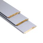 Red cedar rabatdeel wit gegrond 18x130x3800 mm, Doe-het-zelf en Verbouw, Hout en Planken, Ophalen, Minder dan 25 mm, Nieuw, Plank