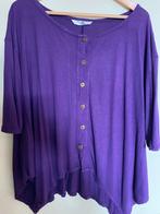 Normal Crazy paars shirtje, Kleding | Dames, Grote Maten, Verzenden, Gedragen, Paars, Shirt of Top