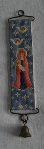 Mini schellekoord Maria met kind ????, Ophalen of Verzenden, Zo goed als nieuw, Handborduren, Onderdeel of Toebehoren