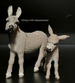 Schleich ezel & veulen, Ophalen of Verzenden, Zo goed als nieuw, Boerderijdier, Beeldje of Figuurtje